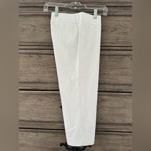 NEW LOFT White Capri Pants NWT Khaki Chino Pedal Pushers Cropped Capris